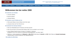 Desktop Screenshot of metier2000.de